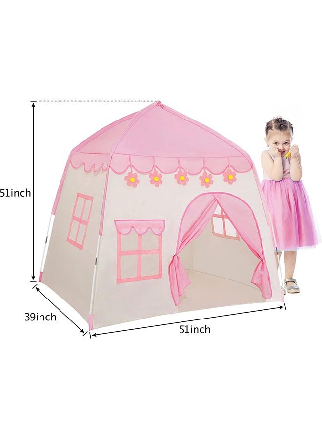 Princess Tents,Indoor Children Play Tent,For Toddler Tent,For Kids Pop Up Tent,Indoor Outdoor Playhouse Camping Playground,Suitable for Gifts for Children Over 3 Years old Pink  - Image 2