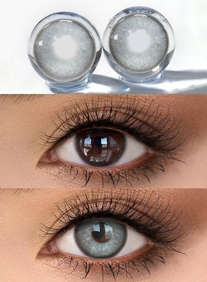 Mystic Eyes Opera Blue Colored Contact Lenses 6-Month Disposable – Bright Blue Eye Effect, Natural Look Big Eye, Soft & Comfortable Daily Wear Cosmetic Contacts - Image 4