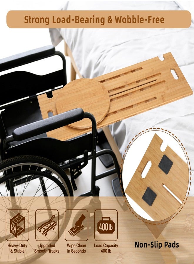 Sienson Slide Transfer Board with Turntable,Slide Board MakeTransfers Easier,Heavy-Duty Sliding Board for Patient Senior and Handicap Move Assist and Slide Transfer,Holds up to 450 Pounds - Image 2