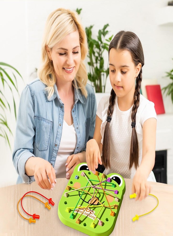 TSFGDYL Frog Brainy Knots Game,Rope Untangling Puzzle Game,Educational Strategy Board Game for Kids & Adults, Family Travel Party Toys, Gifts for All Ages - Image 5