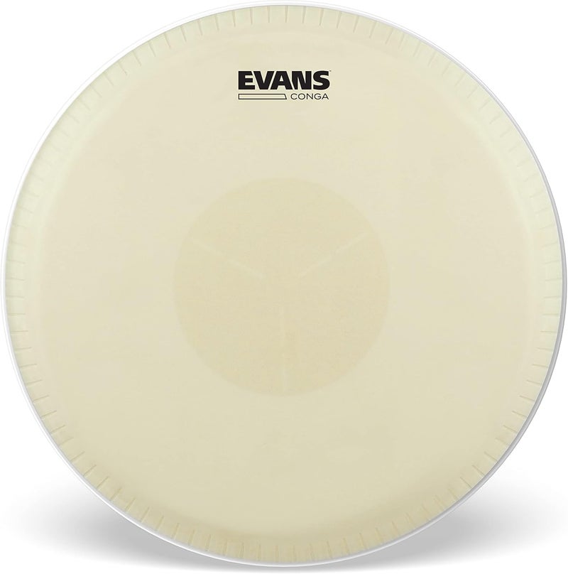 EVANS رأس طبل كونغا مع طوق ممتد ثلاثي المركز، 11.00 بوصة - Image 1