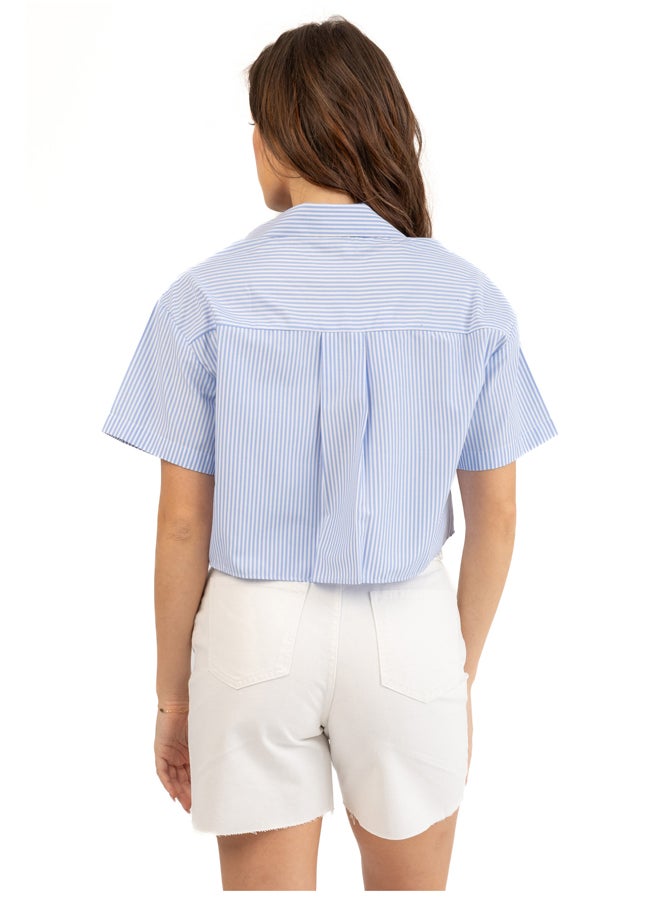 ASTK Slim Denim Shorts With Raw Edge Opening  - Image 2