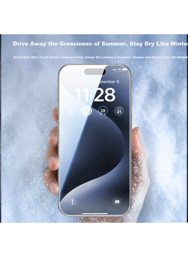 Baozou Tempered Glass Screen Protector For Iphone Xs Max, High Definition Clear Non-full Screen Anti-fingerprint Glass Film - Image 4