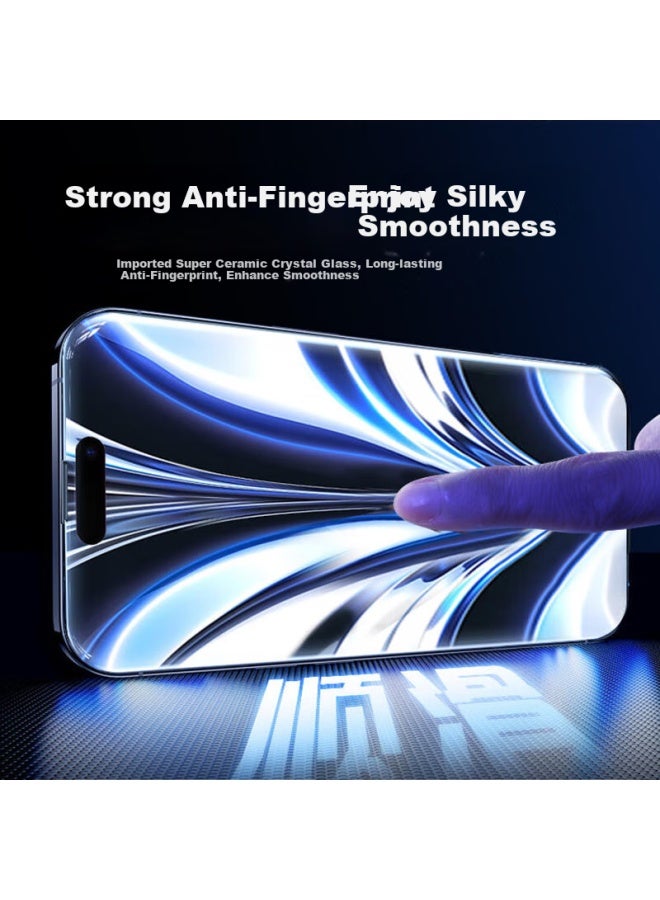 Baozou Tempered Glass Screen Protector For Iphone Xs Max, High Definition Clear Non-full Screen Anti-fingerprint Glass Film - Image 3