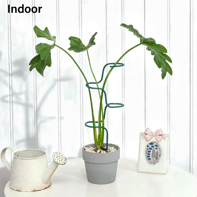 GOOOXIM Set of 3 Sturdy Metal Plant Support Stakes for Indoor & Outdoor Use - Garden Trellis for Hydrangeas, Monstera, Flowers, Herbs, and Seedlings - Ideal for Small to Medium Plants - Image 4