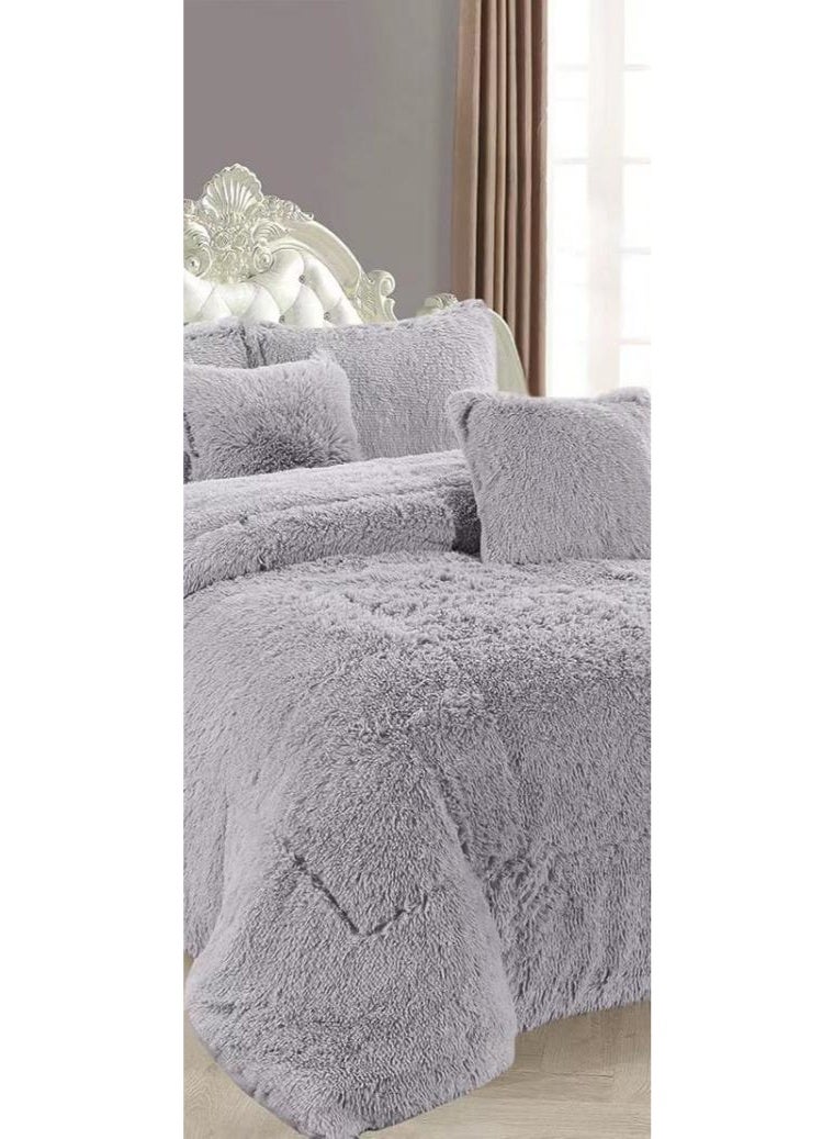 Horse Royal faux fur double bedspread to give you warmth and elegance - Image 3