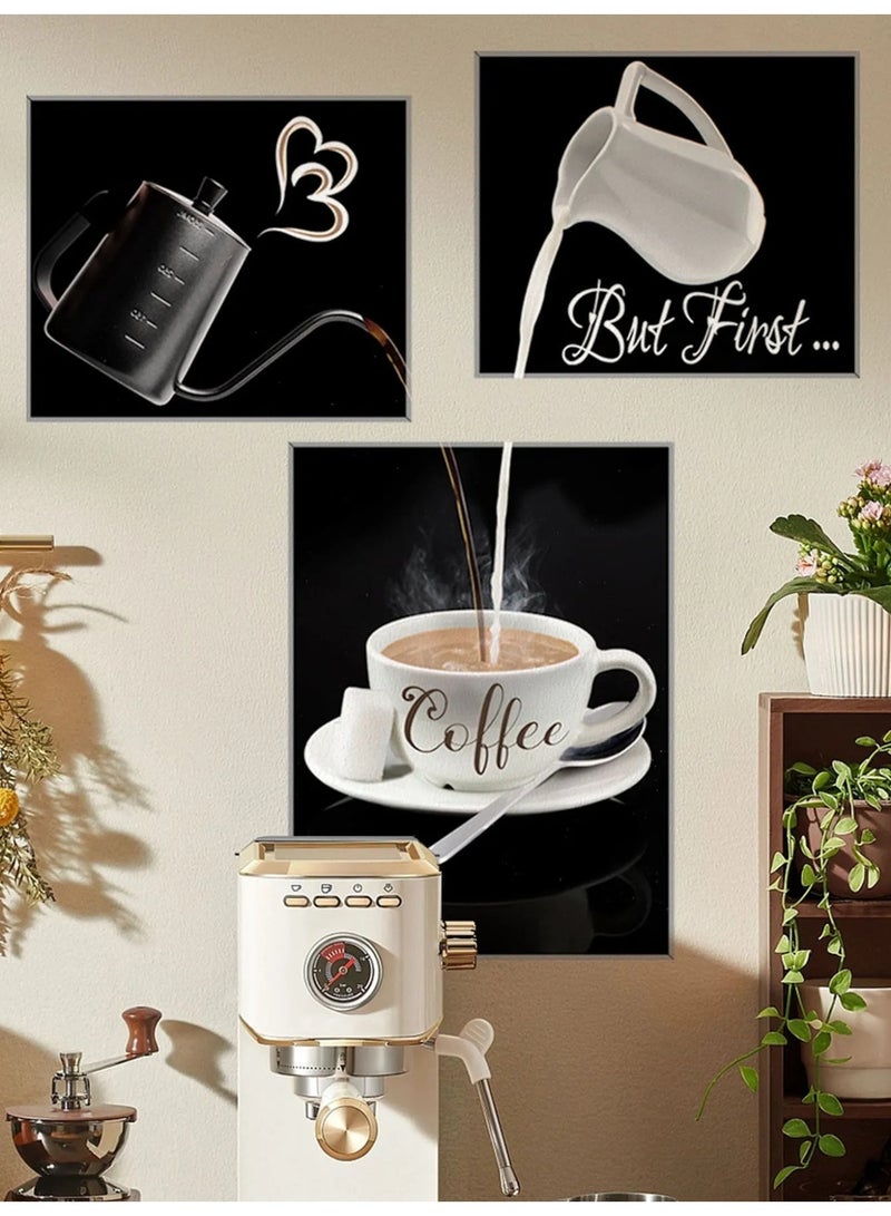 Coffee-Themed Wall Stickers Set of 3 – Perfect for Kitchens, Cafés, Dining Rooms, and Home Coffee Corners to Add a Unique Decorative Touch - Image 2