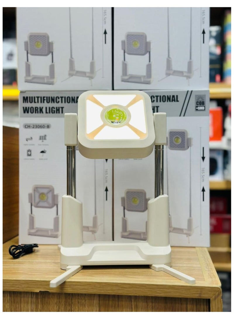 Multifunctional Work Light Rechargeable Telescopic Outdoor Light - Image 1