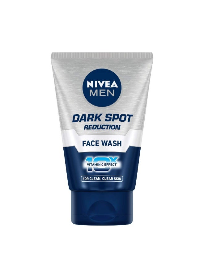 NIVEA MEN Dark Spot Reduction Face Wash 100 g (Pack of 3)| With Ginko and Ginseng Extracts for Clean, Healthy & Clear Skin | 10 X Vitamin C Effect for Radiant Skin |For Dark Spot Reduction - Image 2