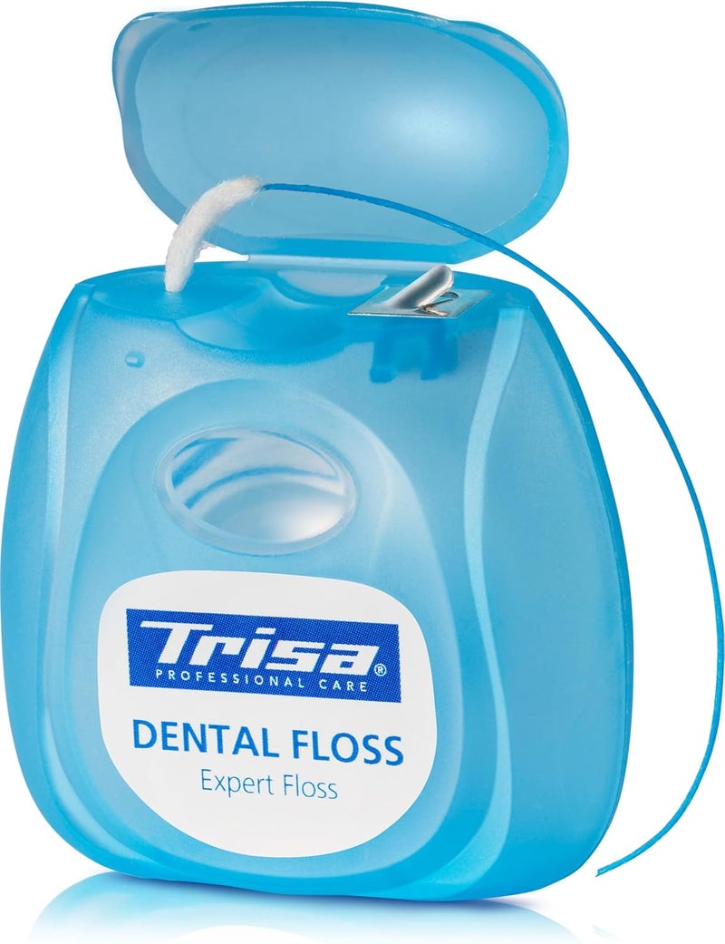TRISA خيط الأسنان الاحترافي من تريزا - بنكهة النعناع للمثبتات والجسور والغرسات - 30 قطعة - Image 2