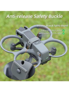 KASTWAVE Avata 2 Landing Gear Foldable, Drone Landing Pad, Quick Release Extension Leg for DJI Avata 2 Accessories, Leg Foldable Extended, Height Extension Leg for DJI Avata 2 Drone (Orange)  - Image 5