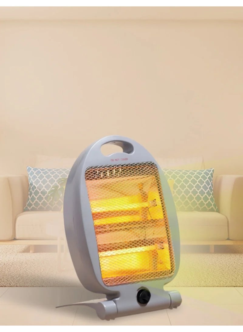 مدفأة كهربائية محمولة بقوة 800 واط، مزودة بحماية وأمان، ومستويات تدفئة قابلة للتعديل - Image 1