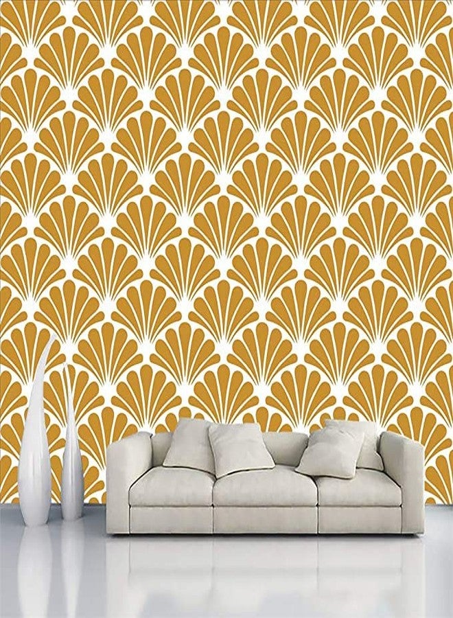 WALL DECOR Floral Decor Peacock Yellow Pattern Wallpaper Multicolor Wall Sticker for Home Decor, Living Room, Bedroom, Hall, Kids Room, Play Room(Self Adhesive Vinyl, Waterproof Model DW062) (16 X 90 INCH) - Image 2
