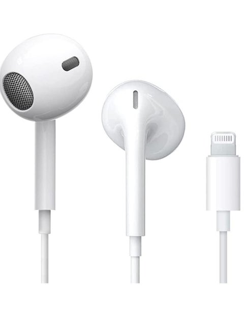 Lightning Headphone Wired for iPhone 13 [Apple MFi Certified] Built-in Microphone & Volume Control, in-Ear Stereo Headset Compatible with iPhone 13 Mini/SE/12 Pro/12Pro Max/11/X/8 7-All iOS System