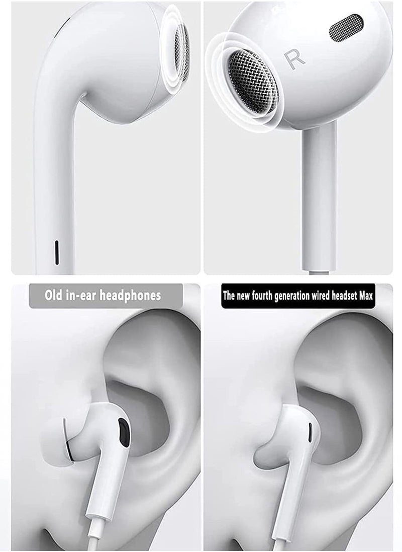 Yesido - Lightning Headphone Wired for iPhone 13 [Apple MFi Certified] Built-in Microphone & Volume Control, in-Ear Stereo Headset Compatible with iPhone 13 Mini/SE/12 Pro/12Pro Max/11/X/8 7-All iOS System - Image 1