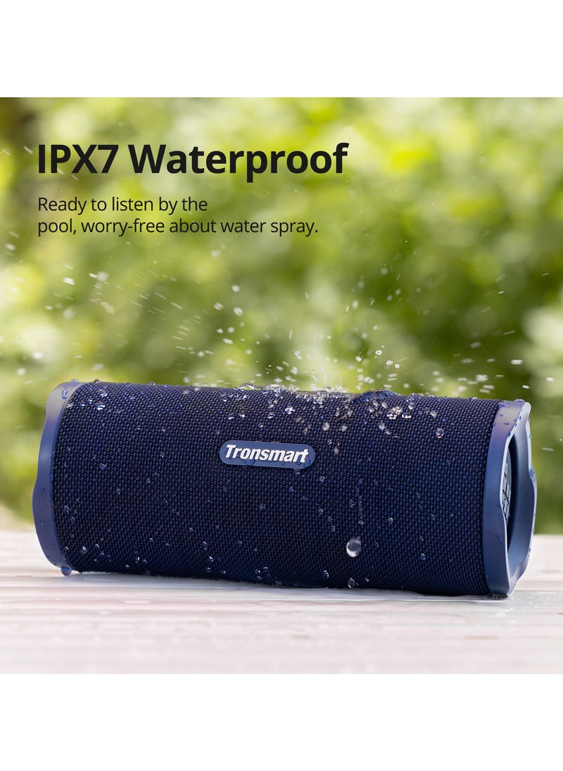 ترونسمارت Tronsmart Mirtune C3 24W صوت ستيريو عالي، مقاوم للماء IPX7، إقران TWS، وقت تشغيل 12 ساعة - مكبر صوت بلوتوث محمول ومتين للاستخدام الخارجي، أزرق  - Image 5