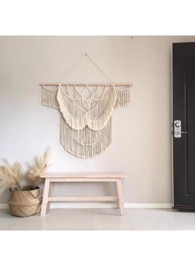 Bluejw Nordic Style Wall Decoration Wall Hanging Cotton Rope Woven Tapestry Handmade Living Room Room Wall Decoration Simple Modern Background - Image 3