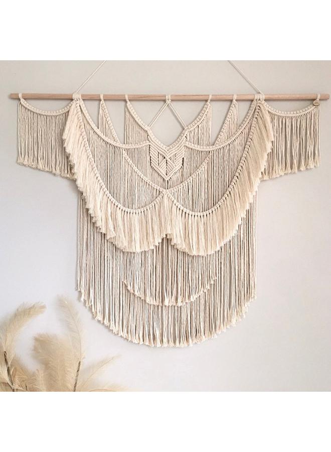 Bluejw Nordic Style Wall Decoration Wall Hanging Cotton Rope Woven Tapestry Handmade Living Room Room Wall Decoration Simple Modern Background - Image 1