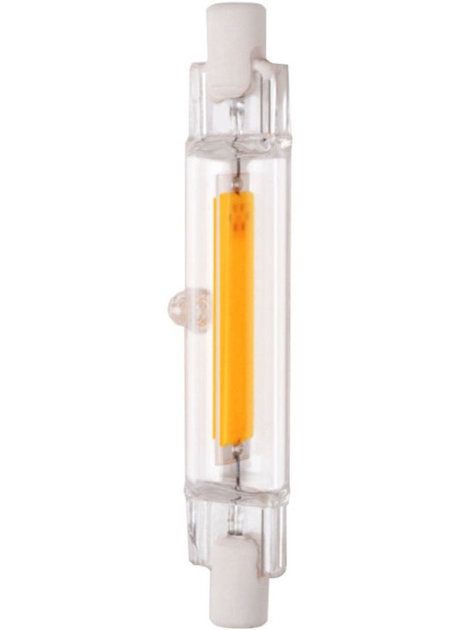 Generic 5W Glass Tube COB Light-emitting Diode Bulb Warm white 8.00 x 1.60 x 1.60cm  - Image 1