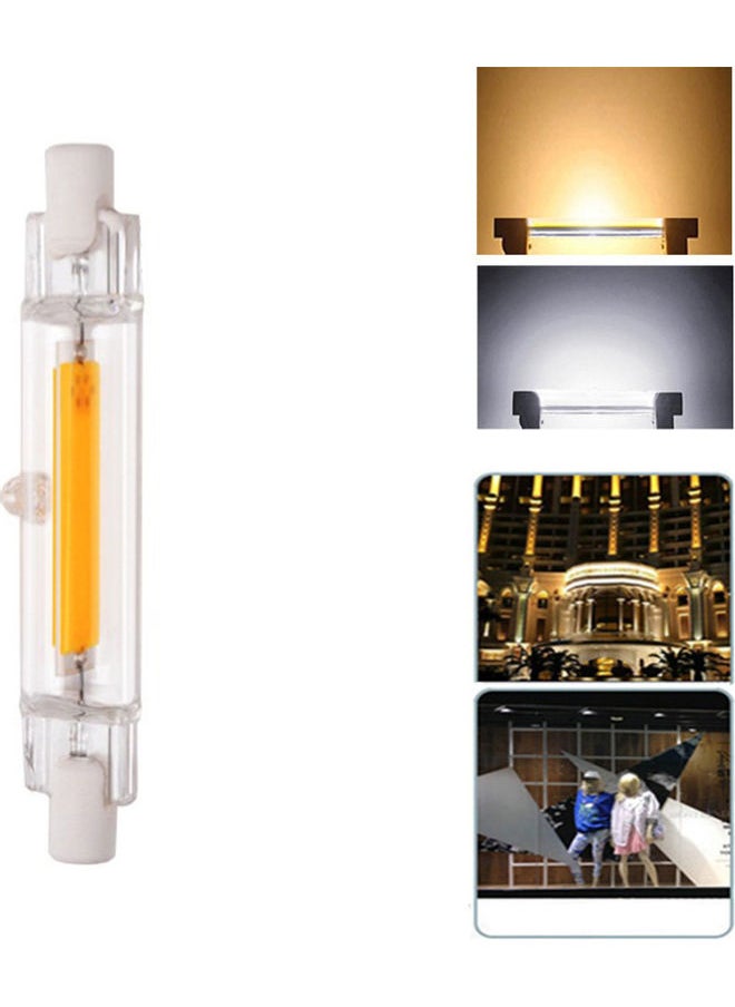 Generic 5W Glass Tube COB Light-emitting Diode Bulb Warm white 8.00 x 1.60 x 1.60cm  - Image 2