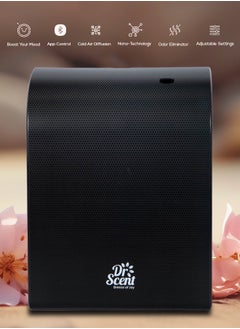 Dr Scent Essential Oil Diffuser – Elegant Floral | Sophisticated Design, 100-300 m² Coverage, Bluetooth & App Control, Infuses Fragrance to Enhance Your Environment (Black) - pzsku/ZD051445F6455594A1A45Z/45/_/1726638928/9817a315-d45b-4dde-9227-00bb3884c3d6