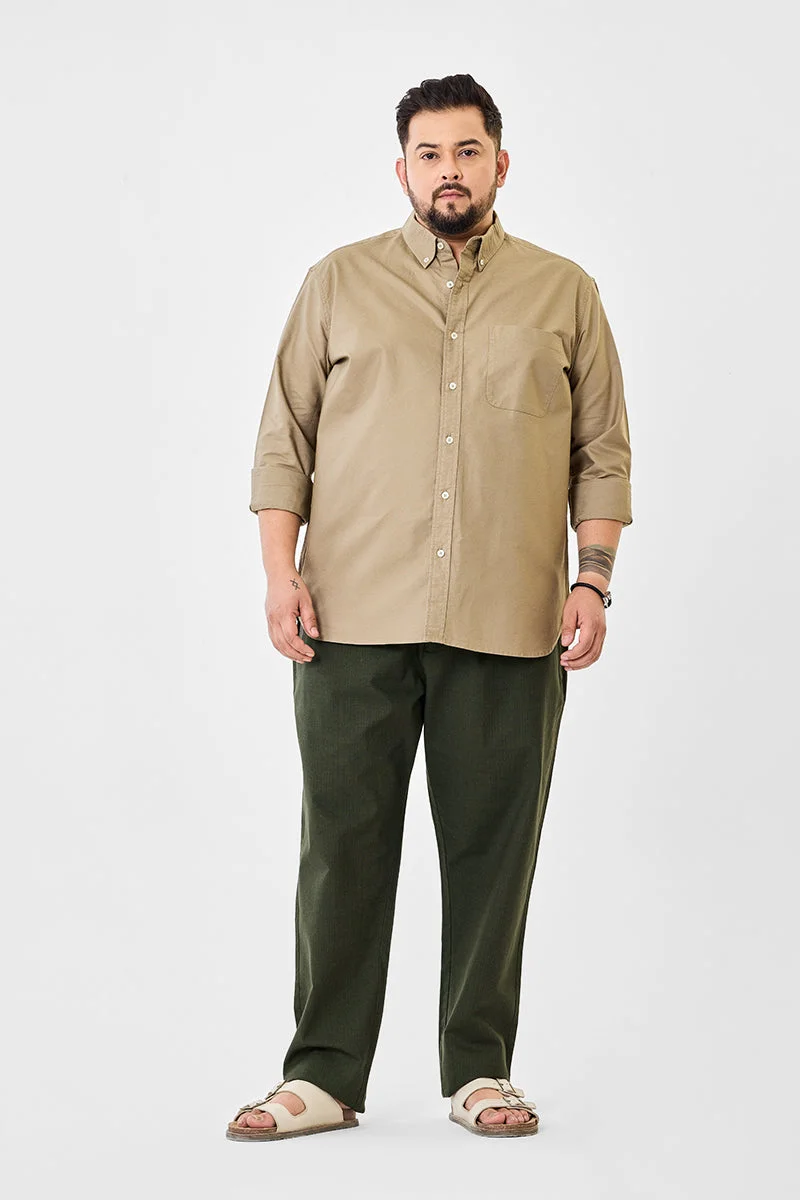 SNITCH 100% Cotton Drawstring Plus Size Trousers