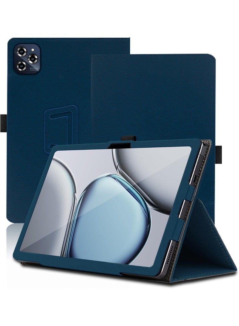 VKL Case for TABWEE W90 11 inch, TABWEE W90 Tablet Case, Folding Stand Protective Cover with Pencil Holder and Wrist Strap, Full Protection. (Blue) - Image 1