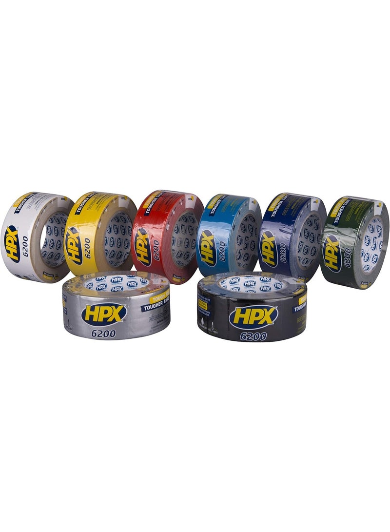 HPX 441318 6200 Duct Tape, 50 mm x 50 m, Black - Image 2