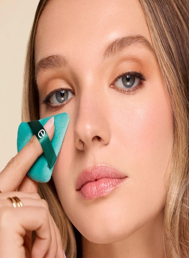 إيكوتولز مجموعة إسفنجات بودرة إيكوتولز الثنائية، إسفنجات بودرة بالحجم الكامل وصغيرة للبودرة السائبة أو المضغوطة، لتطبيق دقيق لمنطقة تحت العين ومنطقة الجبهة والأنف والذقن، إسفنجات مكياج ناعمة، نباتية وخالية من القسوة، طقم من قطعتين - Image 4