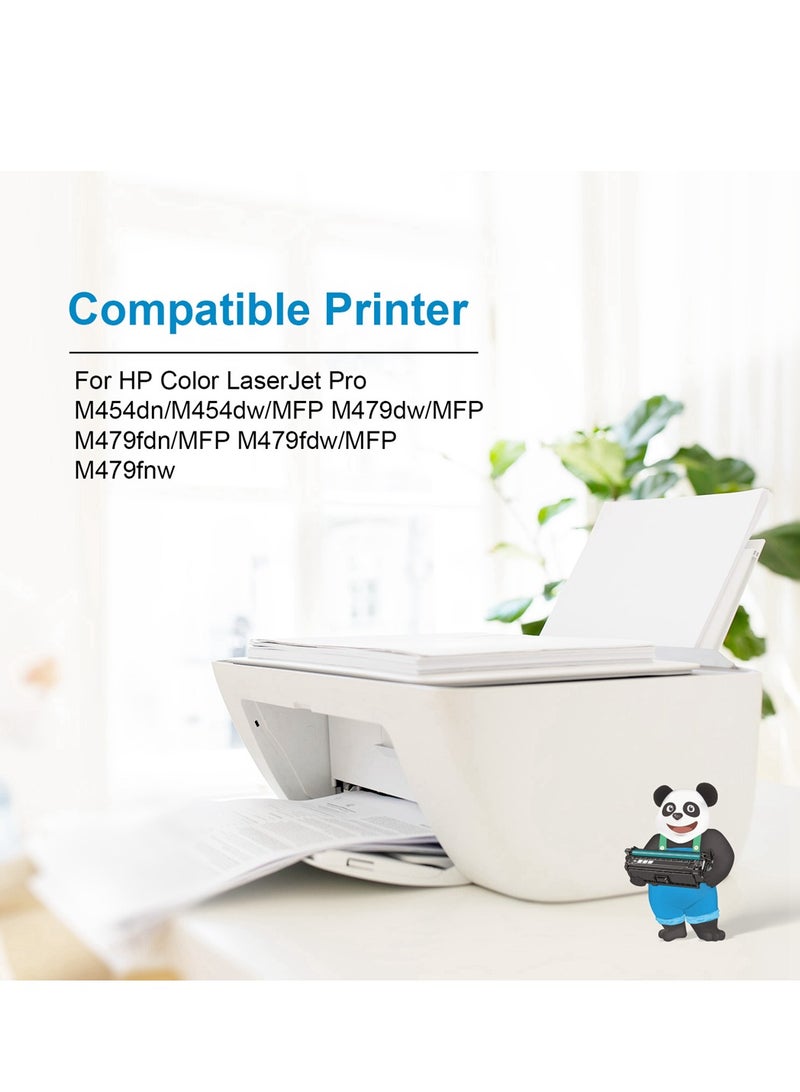 ASTA 479fdw Toner 415A W2030A W2031A W2032A W2033A With Chip Toner Cartridge Compatible For HP Color LaserJet Pro M454dn M454dw MFP M479fdw M479dw M479fnw M479 M479fdn Printer 415 2030 2031 2032 2033 - Image 3