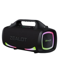 Zealot ZEALOT S79 100W Bluetooth Portable Speaker, 24000mAh Battery, Booming Bass, 3D Loud Stereo Subwoofer Waterproof IPX6, RGB Light, Compatible with TF Card/USB/AUX/TWS Speakers  - Image 1