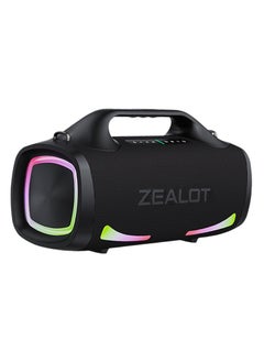 Zealot ZEALOT S79 100W Bluetooth Portable Speaker, 24000mAh Battery, Booming Bass, 3D Loud Stereo Subwoofer Waterproof IPX6, RGB Light, Compatible with TF Card/USB/AUX/TWS Speakers  - Image 2