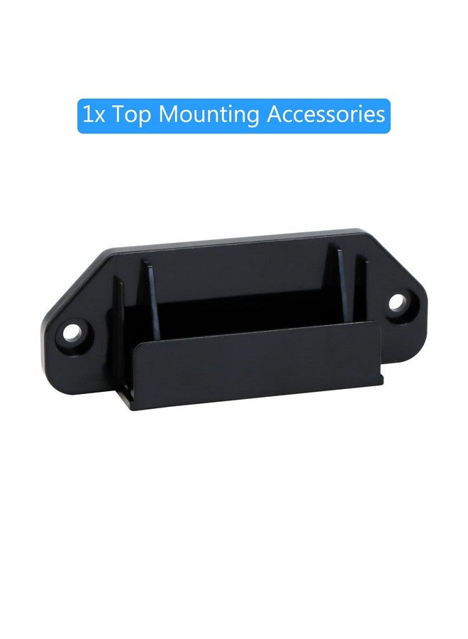 BETERTEK قطع غيار بوابة الأطفال الشبكية القابلة للسحب (أسود) تركيب بالحفر مجموعة كاملة من قطع غيار بوابة الكلاب القابلة للسحب مجموعة أدوات بوابة الأطفال القابلة للسحب متوافقة مع بوابة BETERTEK القابلة للسحب - Image 2