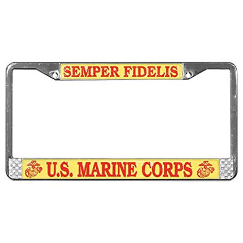 ROTHCO Mitchell Proffitt US Marines Semper Fidelis License Plate Frame - Image 1