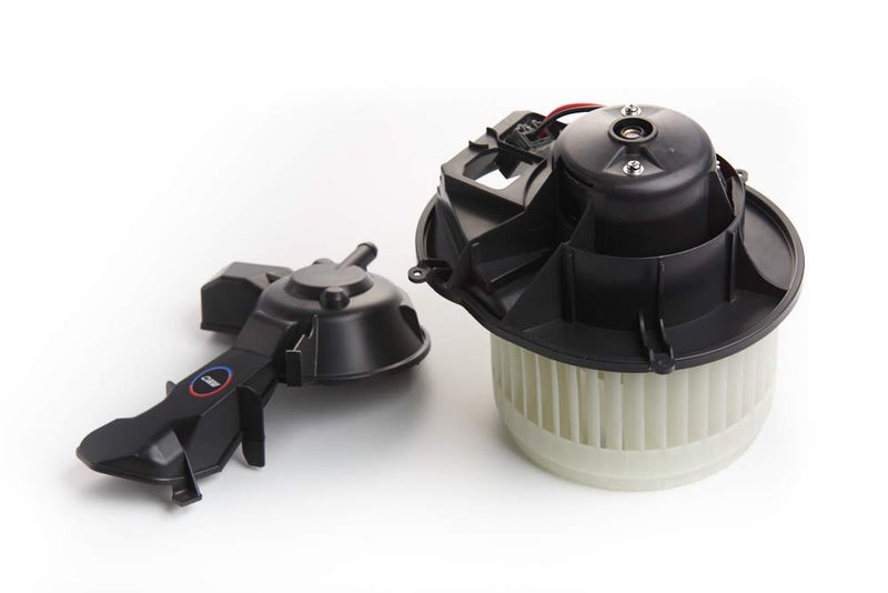 OAW محرك مروحة HVAC أمامي OAW 100-V186 لسيارات فولفو S60 من 01-09، S80 من 99-06، V70 من 01-07، XC70 من 03-07 و XC90 من 03-14 استبدال OE# 31320393-7 - Image 2