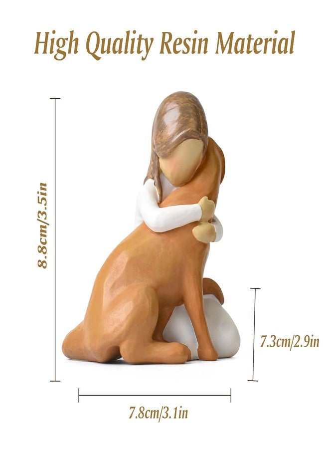 Lnrkai Pet Memorial Gifts for Loss of Dog, Dog Passed Away Remembrance Gift, Hand-Sculpted Resin Loss of a Dogs Death Sympathy Gifts for Pet Lovers Pets Adoption - Image 3