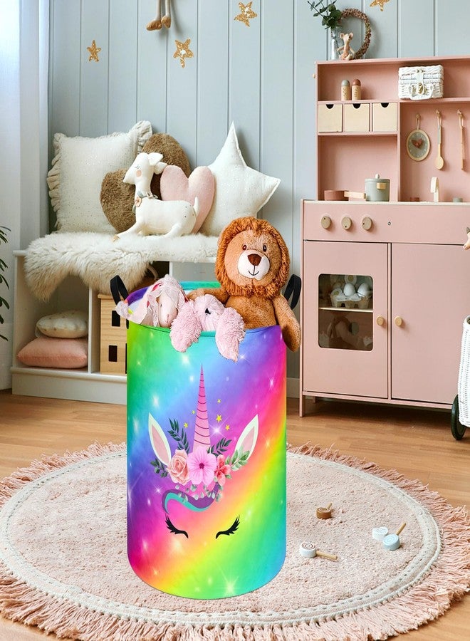 VAIVUSTO Round Laundry Basket Storage Bins Nursery Hamper Gift Baskets for Home,Office,Home Decor - Image 5