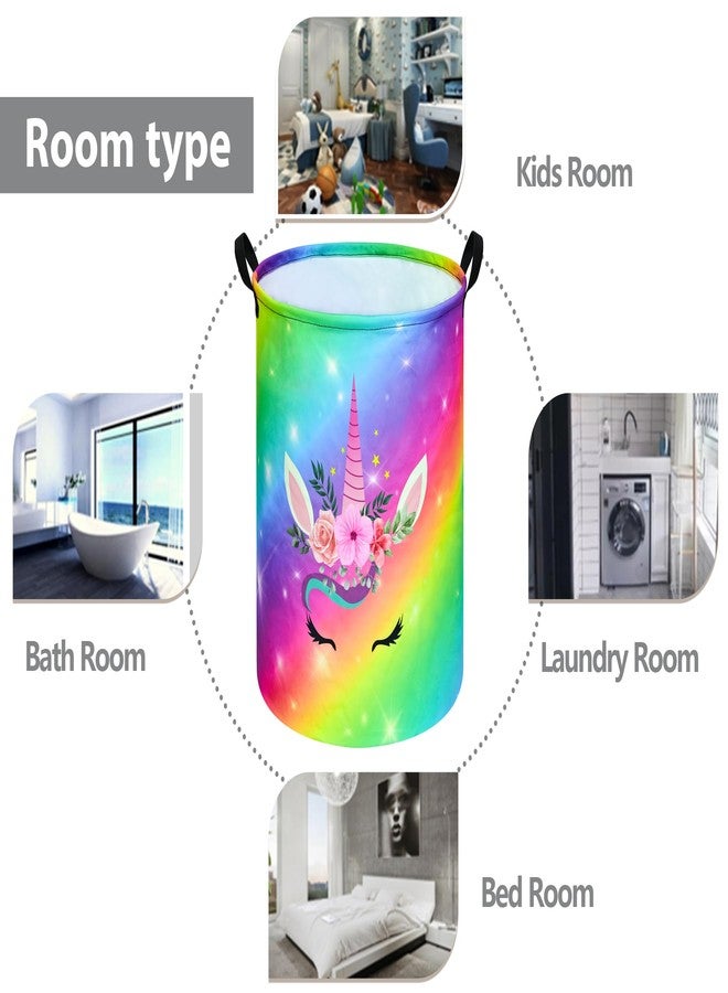 VAIVUSTO Round Laundry Basket Storage Bins Nursery Hamper Gift Baskets for Home,Office,Home Decor - Image 3