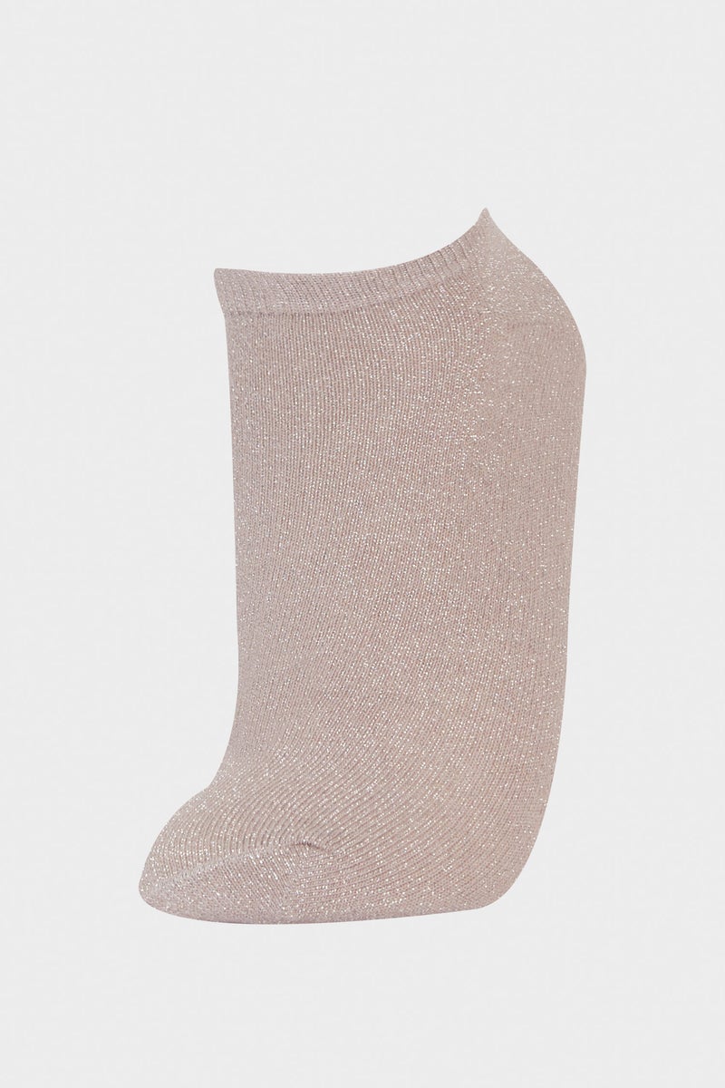 DeFacto Multicolour Woman Woman 3 Piece Cotton Ankle Socks Casual - Image 3