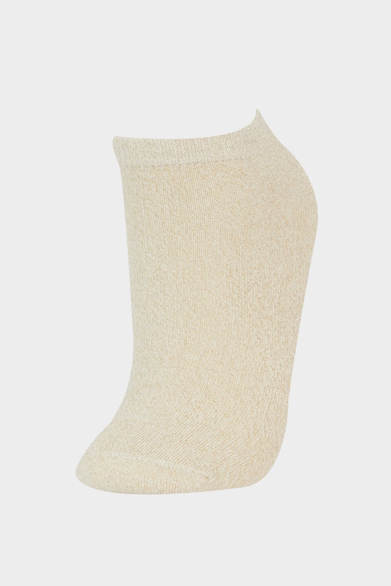 DeFacto Multicolour Woman Woman 3 Piece Cotton Ankle Socks Casual - Image 2