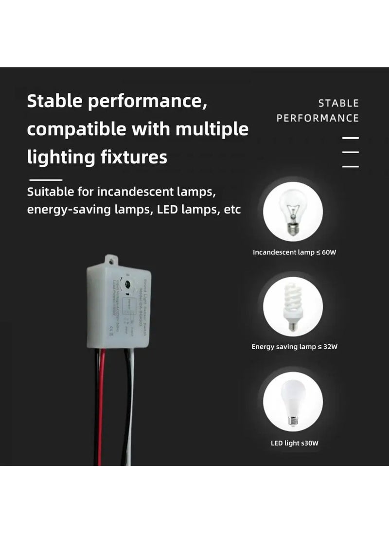 SOLDOUT - 220V Module Sound Sensor Switch Detector Auto On Off Lights Switch for Corridor Bath Warehouse Stair Switches - Image 1