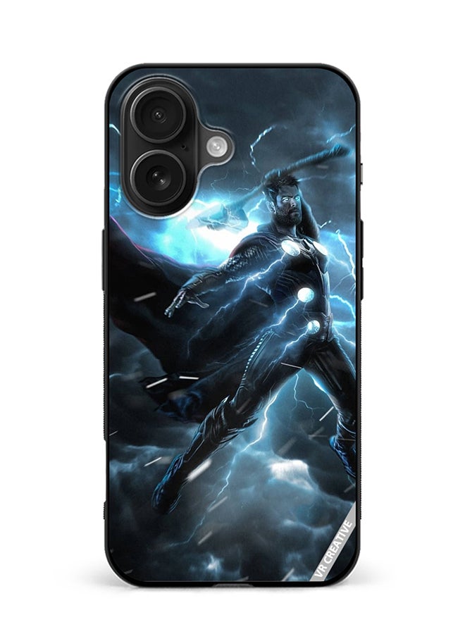 Protective Case Cover For Apple iPhone 16 Plus Thor Light Design Multicolour