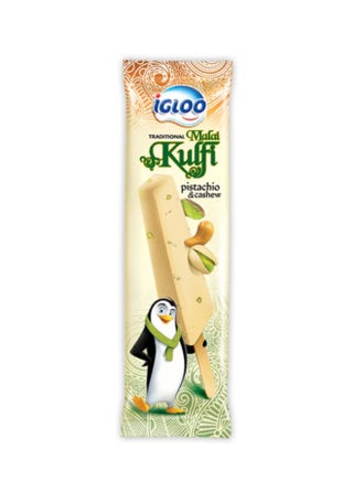 Traditional Malai Kulfi Pistachio & Cashew Ice Cream Stick