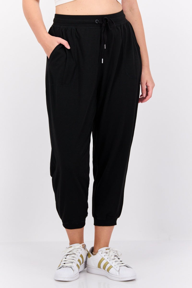 Jones New York Women Sportswear Fit Training Jogger Pants, Black - Image 1