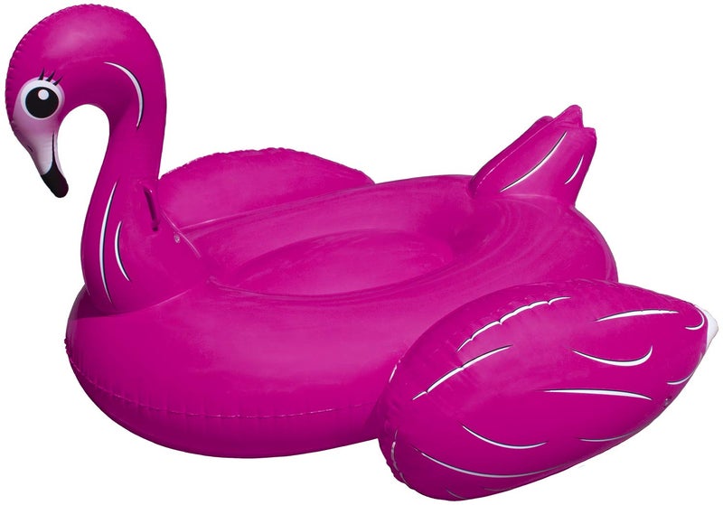 Poolmaster Jumbo Swimming Pool Float Rider, Flamingo - Image 1