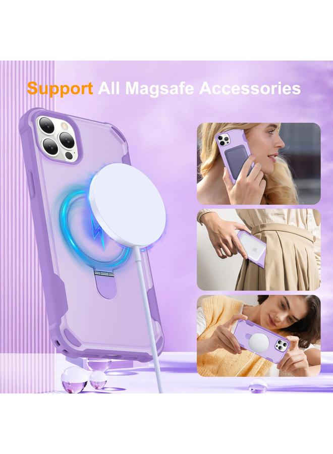 Zaboon Case For iPhone 12 Pro Max Yingcai Gears MagSafe Holder Shockproof Phone Case - Image 5
