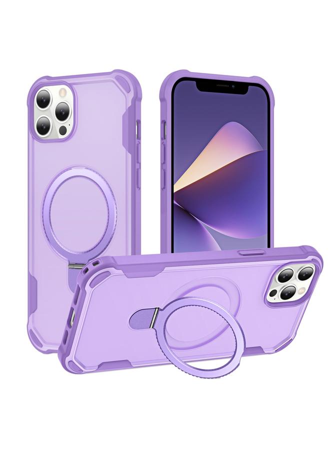 Zaboon Case For iPhone 12 Pro Max Yingcai Gears MagSafe Holder Shockproof Phone Case - Image 1