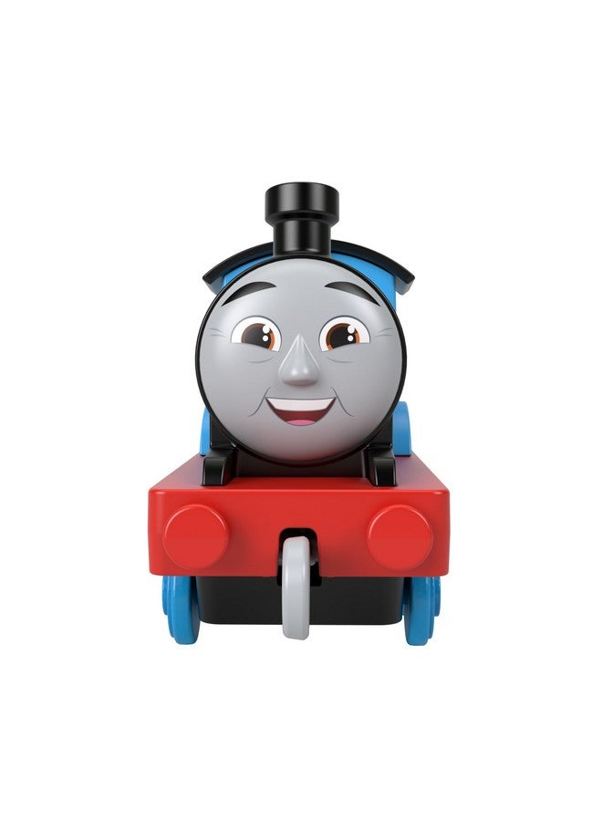 Thomas & Friends Fisher-Price Locomotive Edward, Blue Toy Train with 1 Cargo Wagon and Connectors, Compatible with Track Tracks, Toy Gift for Boys and Girls +3 Years, HTN29 - Image 2