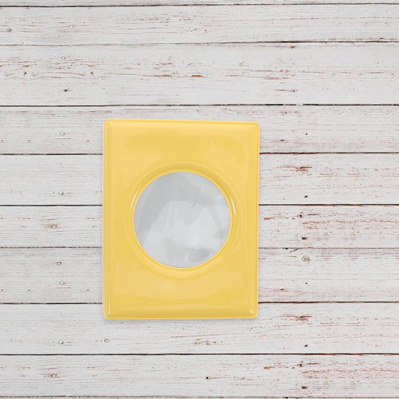 Yellow 3 Inch Hollow Heart Photo Album Binder For Kpop Photocard Storage And Collectible Cards - Image 5