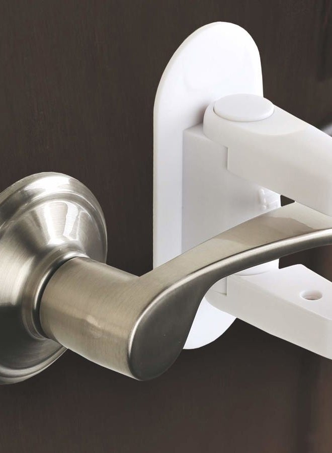Tuut Door Lever Lock (2 Pack) Child Proof Doors & Handles 3M Adhesive - Child Safety By - Image 1